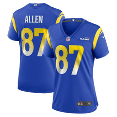 Davis Allen Los Angeles Rams Women's Home Game Jersey Royal | Nike for Sale