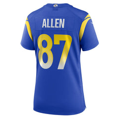 Davis Allen Los Angeles Rams Women's Home Game Jersey Royal | Nike for Sale