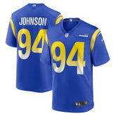 Desjuan Johnson Los Angeles Rams Home Game Jersey Royal | Nike for Sale