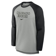Colorado Rockies Nike Authentic Collection Game Time Raglan Performance Long Sleeve T-Shirt - MLB