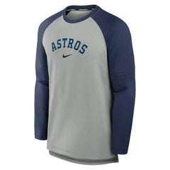 Houston Astros Nike Authentic Collection Game Time Raglan Performance Long Sleeve T-Shirt - MLB