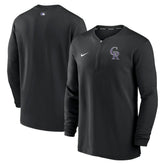Colorado Rockies Nike Authentic Collection Game Time Performance Quarter-Zip Top - MLB