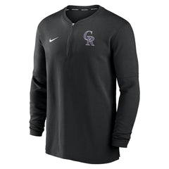 Colorado Rockies Nike Authentic Collection Game Time Performance Quarter-Zip Top - MLB