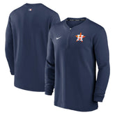 Houston Astros Nike Authentic Collection Game Time Performance Quarter-Zip Top - MLB