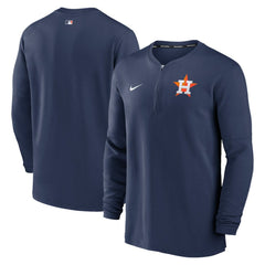 Houston Astros Nike Authentic Collection Game Time Performance Quarter-Zip Top - MLB