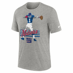 Malik Nabers New York Giants Player Graphic T-Shirt Heather Gray | Nike for Sale