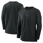 Colorado Rockies Nike Authentic Collection Player Dri-FIT Lightweight Pullover - MLB