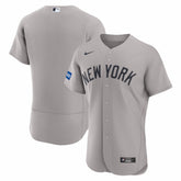 New York Yankees Nike Road Sponsor Patch Authentic Jersey - MLB
