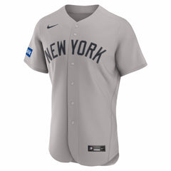 New York Yankees Nike Road Sponsor Patch Authentic Jersey - MLB