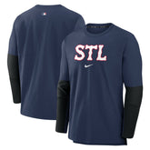 St. Louis Cardinals Nike Authentic Collection Player Dri-FIT Lightweight Pullover - MLB