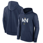 Minnesota Twins Nike 2024 City Connect Authentic Collection Practice Performance Pullover Hoodie - MLB