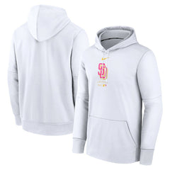 San Diego Padres Nike Authentic Collection City Connect Practice Performance Pullover Hoodie - MLB