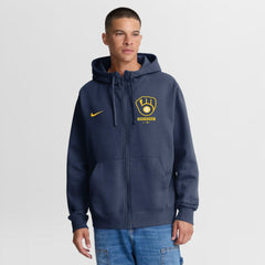 Milwaukee Brewers Nike Primetime Lockup Full-Zip Hoodie - MLB