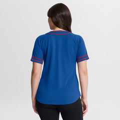 Texas Rangers Fanatics Women's Diva Race Ahead Raglan V-Neck T-Shirt - MLB