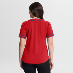 Philadelphia Phillies Fanatics Women's Diva Race Ahead Raglan V-Neck T-Shirt - MLB