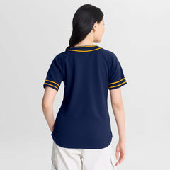 Milwaukee Brewers Fanatics Women's Diva Race Ahead Raglan V-Neck T-Shirt - MLB