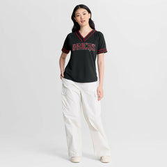 Arizona Diamondbacks Fanatics Women's Diva Race Ahead Raglan V-Neck T-Shirt - MLB