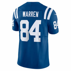 Tyler Warren Indianapolis Colts Team Vapor F.U.S.E. Limited Jersey Royal | Nike for Sale