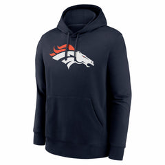 Bo Nix Denver Broncos Name & Number Fleece Hoodie Navy | Nike for Sale
