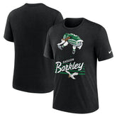 Saquon Barkley Philadelphia Eagles Player Graphic T-Shirt Heather Black | Nike for Sale
