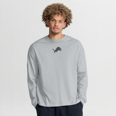 Detroit Lions Oversized Type Play Long Sleeve T-Shirt Gray | Fanatics