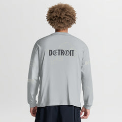 Detroit Lions Oversized Type Play Long Sleeve T-Shirt Gray | Fanatics