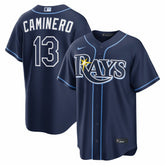 Junior Caminero Tampa Bay Rays Nike Road Replica Jersey - MLB