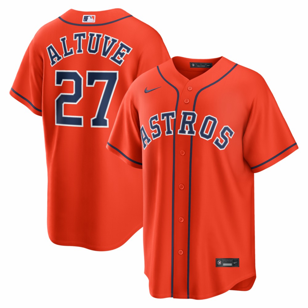 Jose Altuve Houston Astros Nike Alternate Replica Jersey - MLB