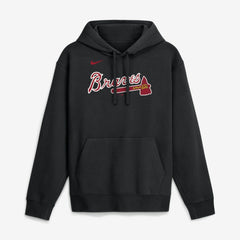 Atlanta Braves Nike Dri-Fit Club Hoodie - MLB