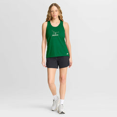 Philadelphia Eagles Women's Hurry Up Tri-Blend Dri-FIT Tank Top Kelly Green | Nike for Sale