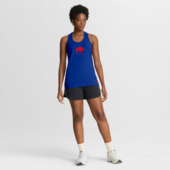 Buffalo Bills Women's Hurry Up Tri-Blend Dri-FIT Tank Top Royal | Nike for Sale