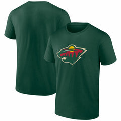 Minnesota Wild Logo Athletic Essential T-Shirt - Green - NHL