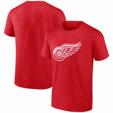 Detroit Red Wings Logo Athletic Essential T-Shirt - Red - NHL