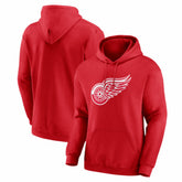 Detroit Red Wings Logo Athletic Essential Hoodie - Red - NHL