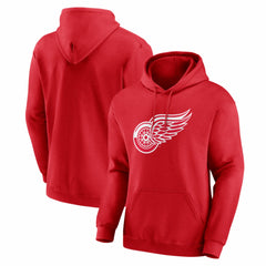 Detroit Red Wings Logo Athletic Essential Hoodie - Red - NHL