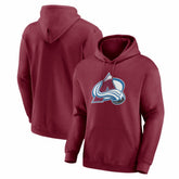 Colorado Avalanche Logo Athletic Essential Hoodie - Burgundy - NHL