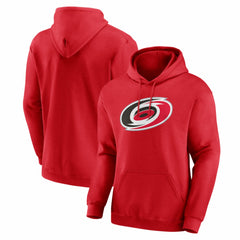 Carolina Hurricanes Logo Athletic Essential Hoodie - Red - NHL