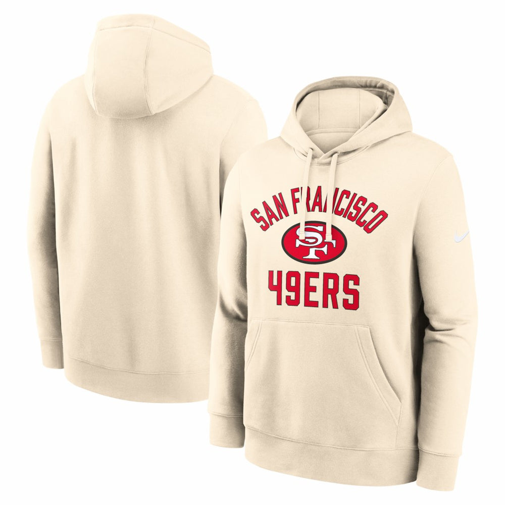 San Francisco 49ers Club Hoodie Natural | Nike for Sale
