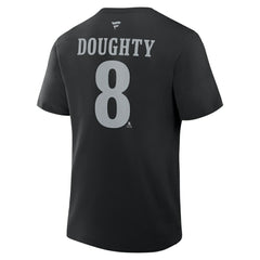 Drew Doughty Los Angeles Kings Fanatics Authentic Stack Name & Number T-Shirt - Black - NHL