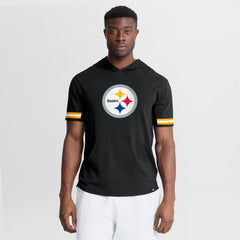 Pittsburgh Steelers Optimal Play Short Sleeve Hooded T-Shirt Black | Fanatics