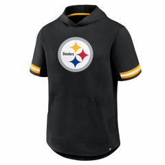 Pittsburgh Steelers Optimal Play Short Sleeve Hooded T-Shirt Black | Fanatics