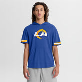 Los Angeles Rams Optimal Play Short Sleeve Hooded T-Shirt Royal | Fanatics