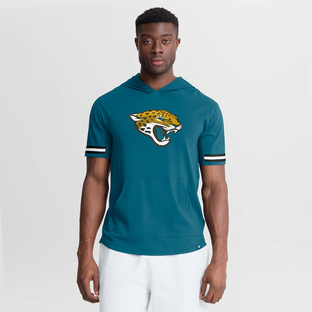 Jacksonville Jaguars Optimal Play Short Sleeve Hooded T-Shirt Teal | Fanatics