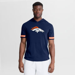 Denver Broncos Optimal Play Short Sleeve Hooded T-Shirt Navy | Fanatics
