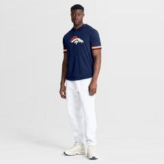 Denver Broncos Optimal Play Short Sleeve Hooded T-Shirt Navy | Fanatics