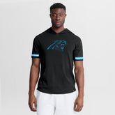 Carolina Panthers Optimal Play Short Sleeve Hooded T-Shirt Black | Fanatics