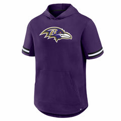 Baltimore Ravens Optimal Play Short Sleeve Hooded T-Shirt Purple | Fanatics