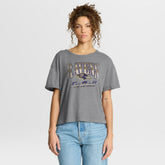 Baltimore Ravens Women's Overplayed Tribute Tri-Blend Boxy T-Shirt Heather Gray | Fanatics