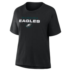 Philadelphia Eagles Women's Fade Legacy T-Shirt Black | Fanatics