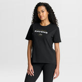 Baltimore Ravens Women's Fade Legacy T-Shirt Black | Fanatics
